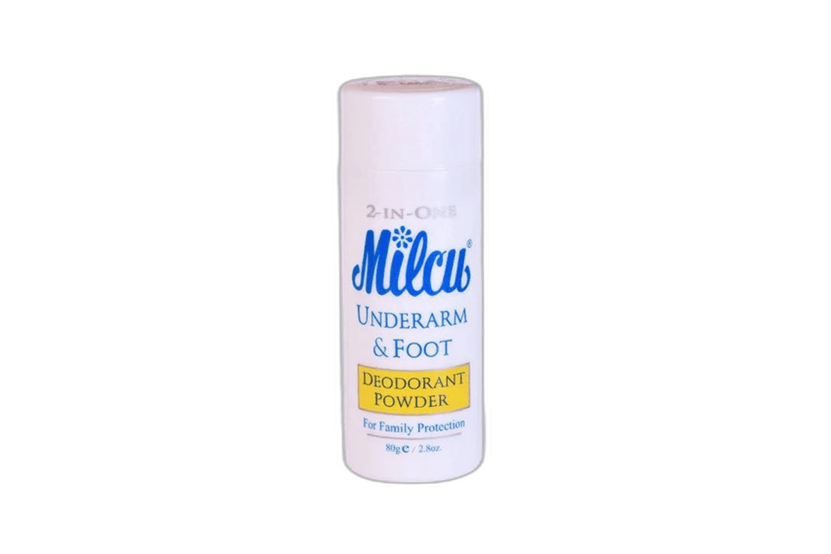 Milcu Underarm and Foot Deodorant Powder 80 g