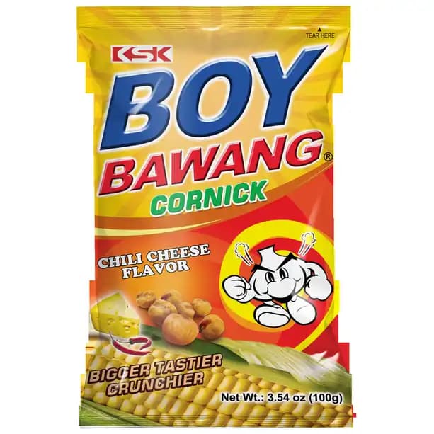 KSK Boy Bawang Chili Cheese, 100g