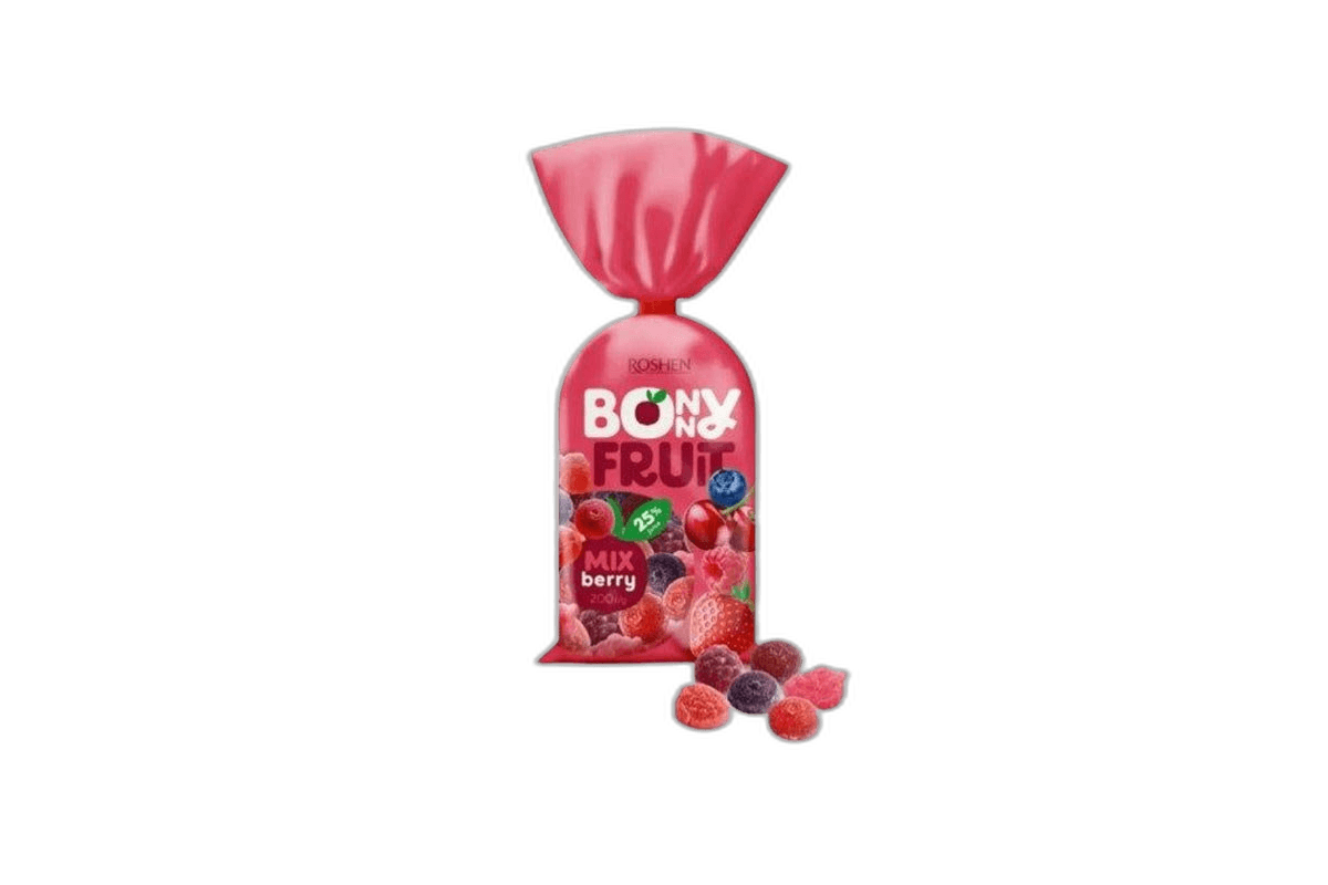 Roshen Bonny Fruit Berry Mix, 200g