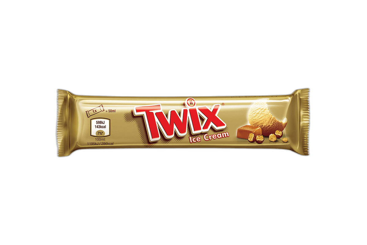 Twix Ice Cream Bars, 50ml