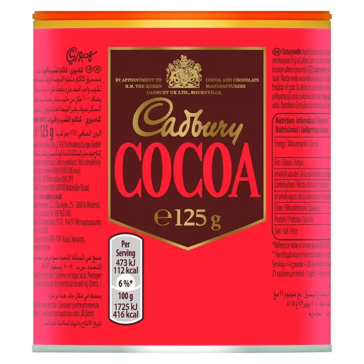 Cadbury Cocoa, 125g
