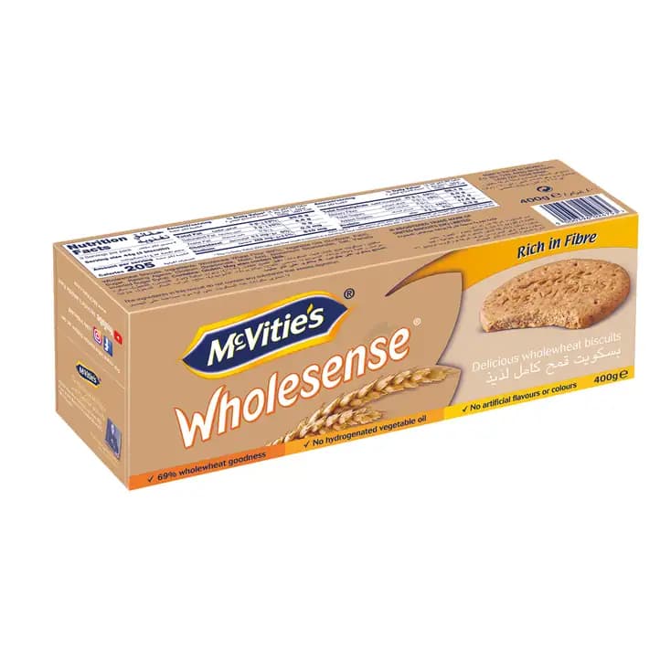 Mcvities Wholesense Biscuit, 400g x 20