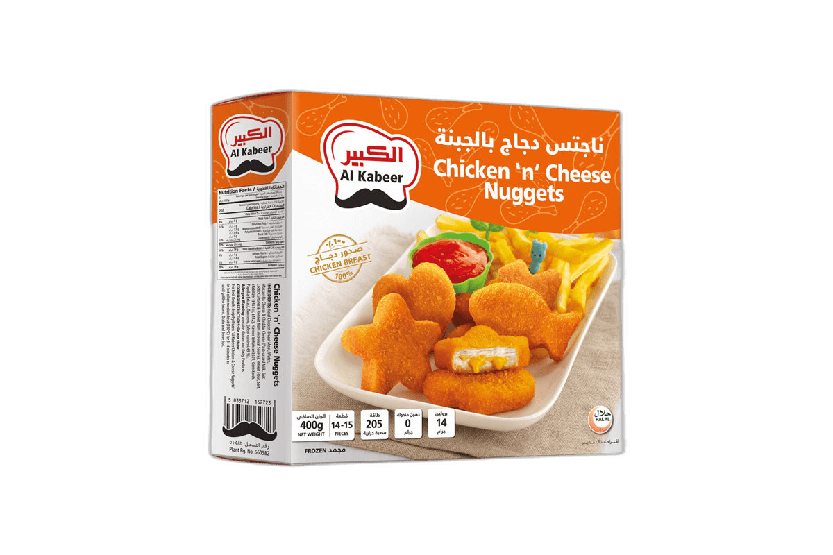 Al Kabeer Chicken & Cheese Nuggets 400 g