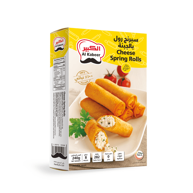 Al Kabeer Cheese Spring Rolls 240g