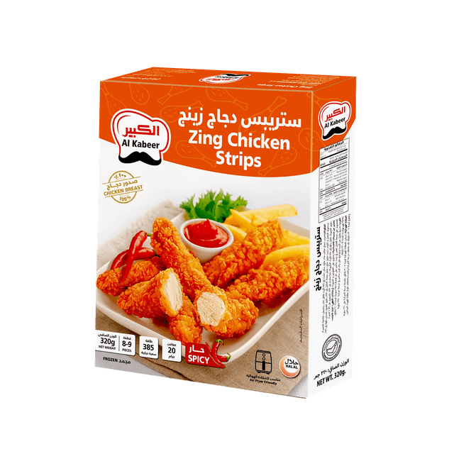 Al Kabeer Zing Chicken Strips 320g