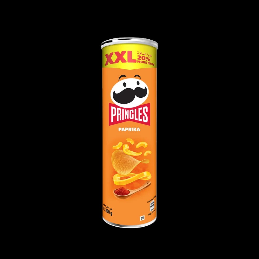 Pringles Regular Paprika Ral Pep 8lap, 200g