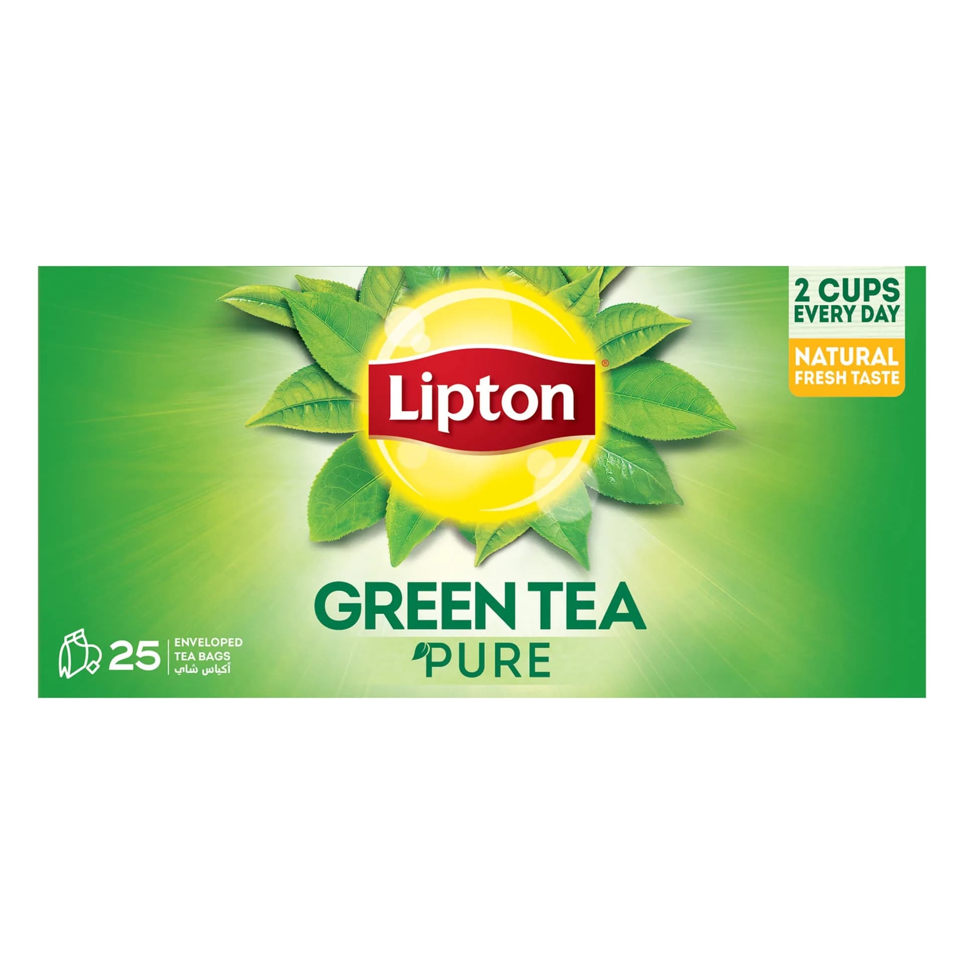 Lipton Green Tea Pure Envelope 25 x 1.5 g