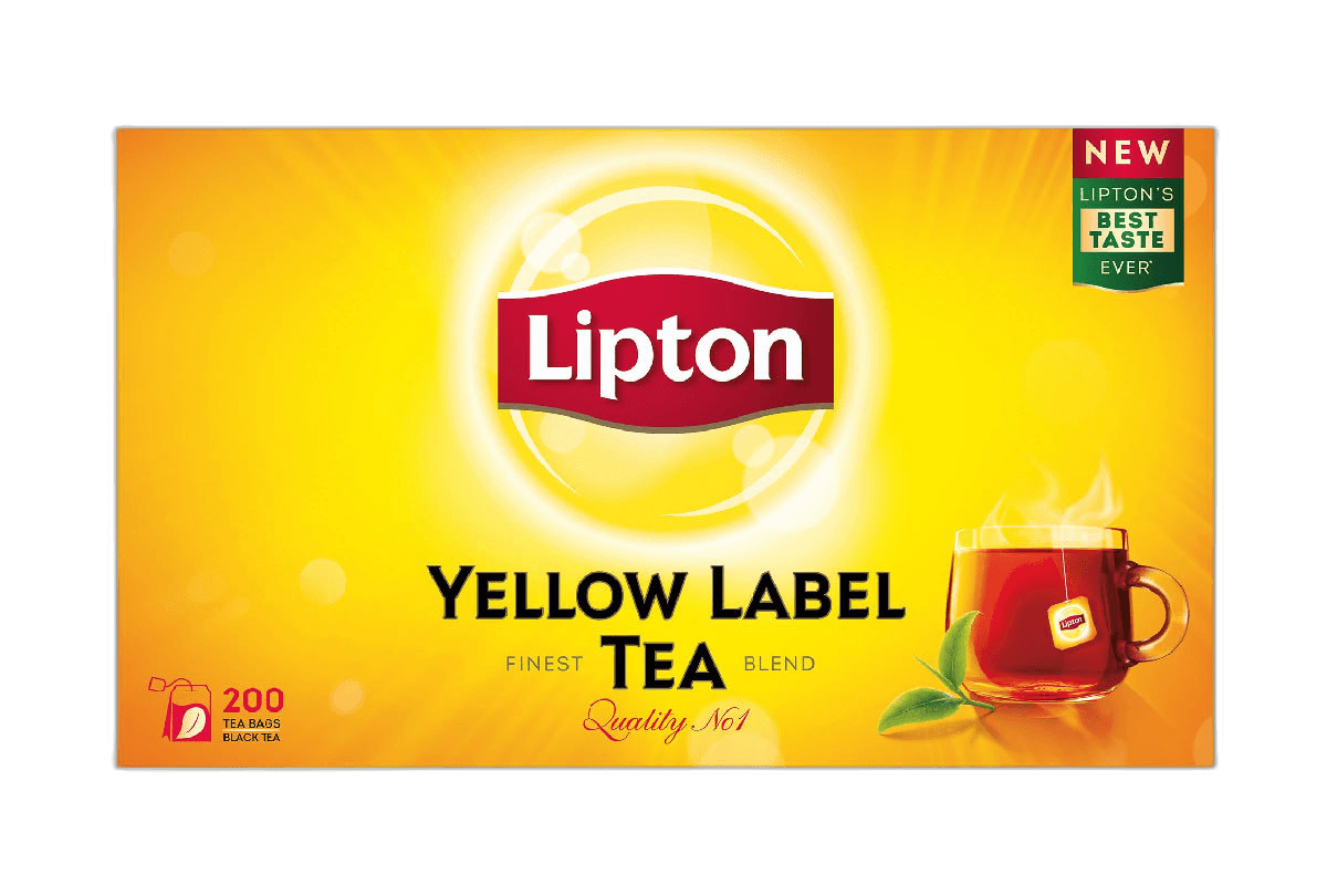 Lipton Yellow Label Tea Packets 200 g