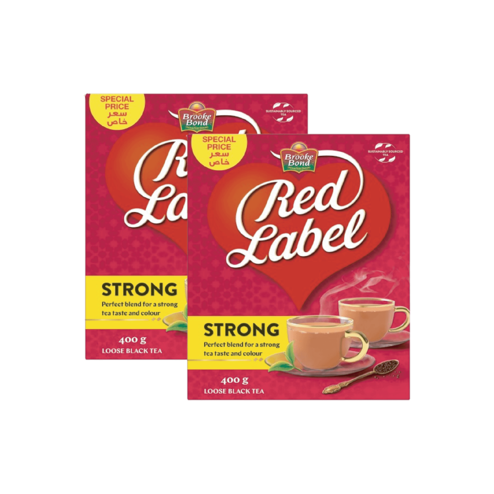 Brooke Bond Red Label Tea Packet 2 x 400 g