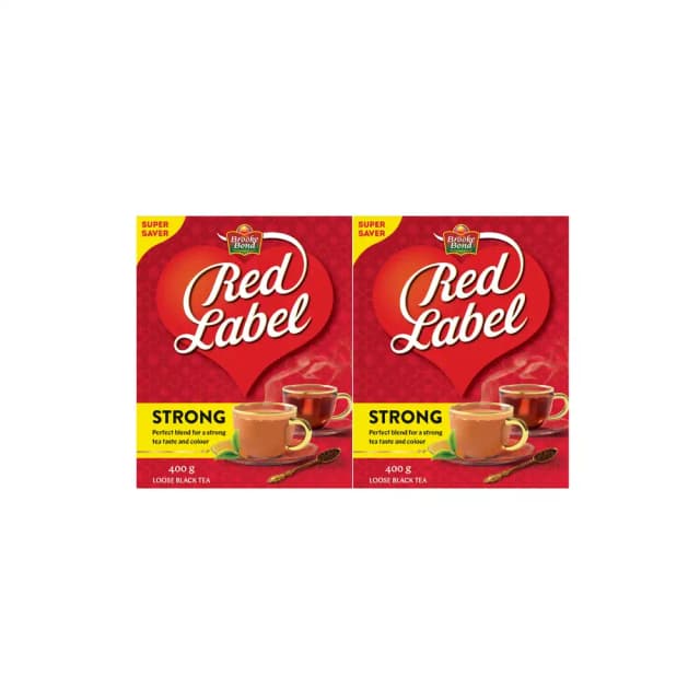 Brooke Bond Red Label Tea Packet 2 x, 400g