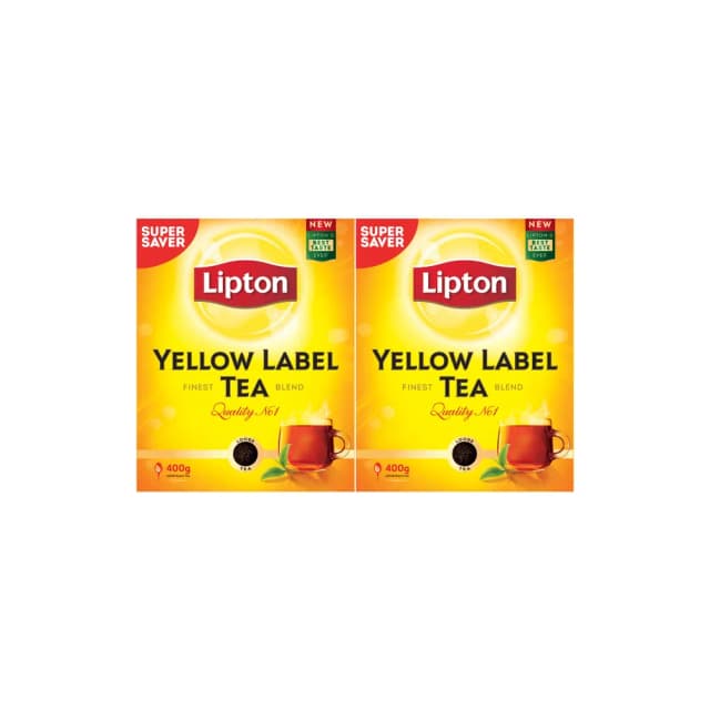 Lipton Yellow Label Tea Packet 2 x, 400g