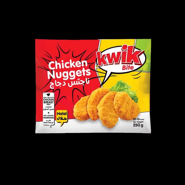 Kwik Bites Tempura Chicken Nuggets, 250g