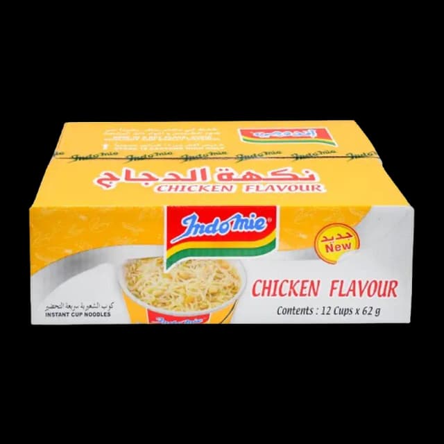 Indomie Cup Noodles Chicken Flavour 62 g x 12