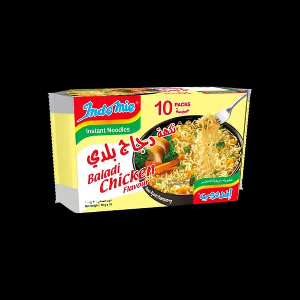 Indomie Chicken Noodles 10 x, 72g New