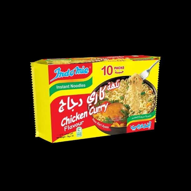 Indomie Chicken Curry Noodles 10 x, 77g New