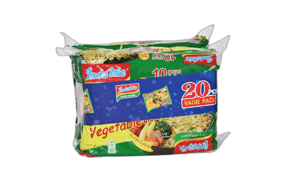 Indomie Vegetable Noodles 20 x, 77g New