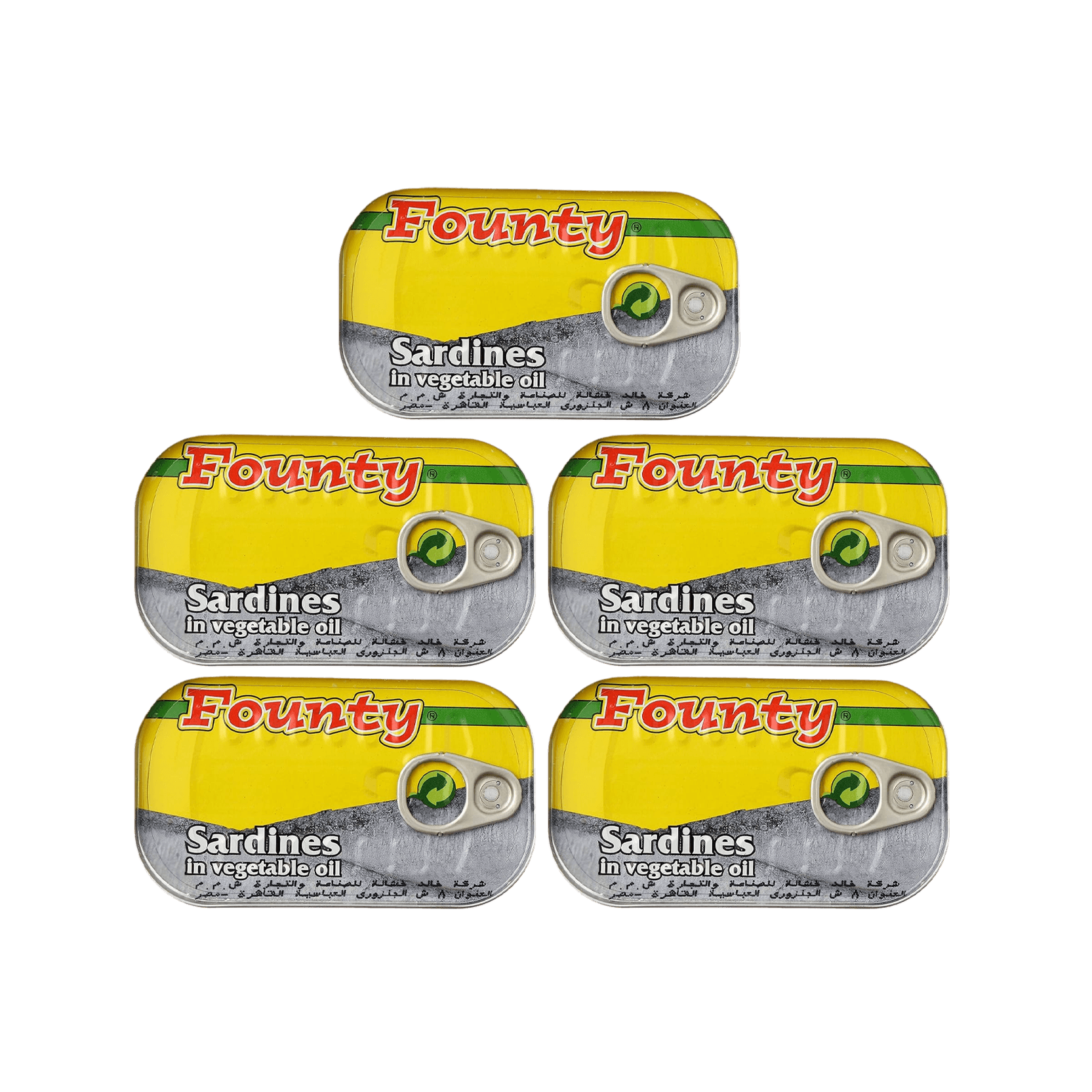 Founty Sardines with Chilli 5 x 125 g