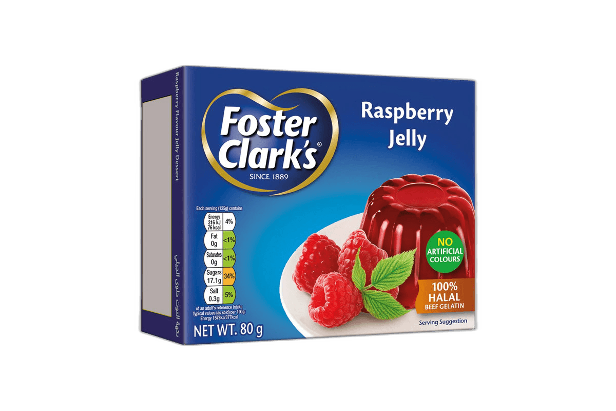 Foster Clarks Raspberry Jelly, 80g/ 85g