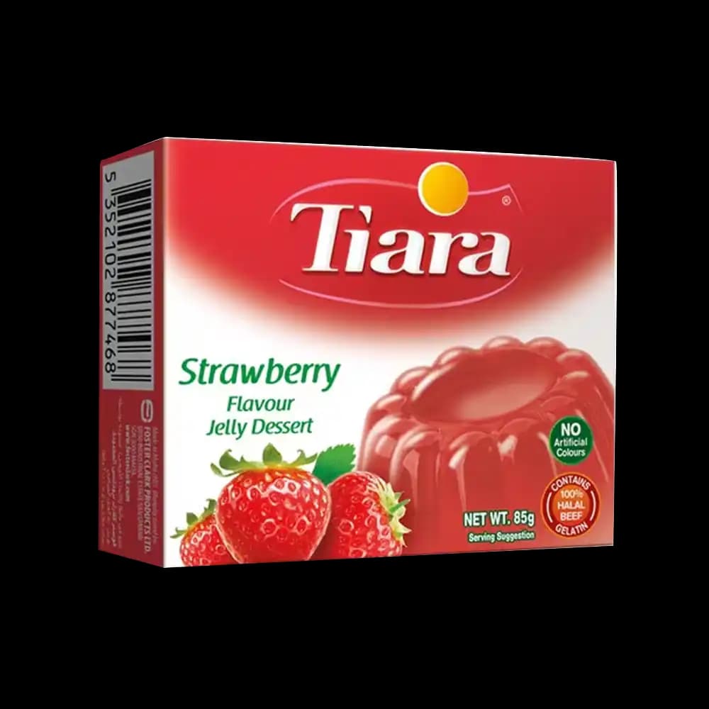Tiara Strawberry Jelly, 85g