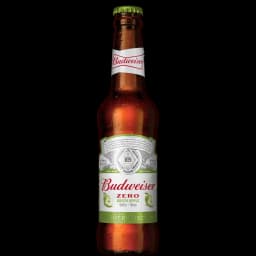Budweiser Zero Green Apple Beer Bottle, 330ml - image 1