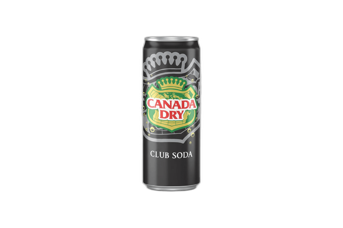 Canada Dry Club Soda Can, 330ml