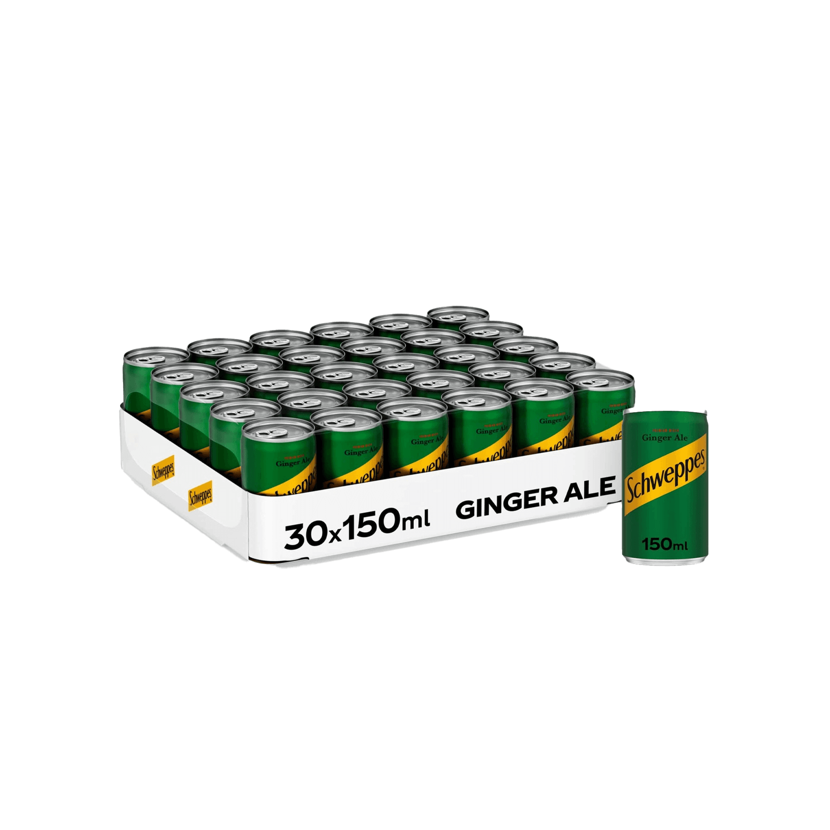 Schweppes Ginger Soda Can 30 x 150 ml