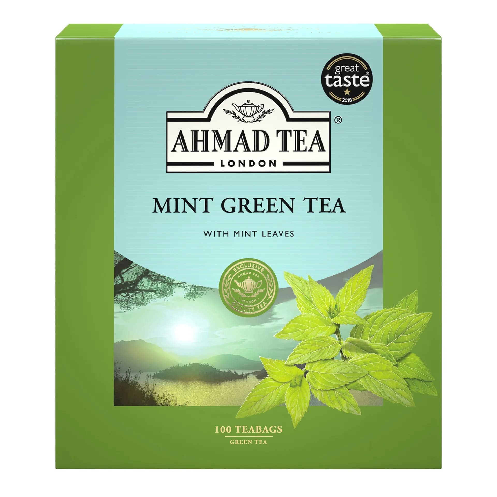 Ahmad Mint Green Tea 100 x 1.5 g