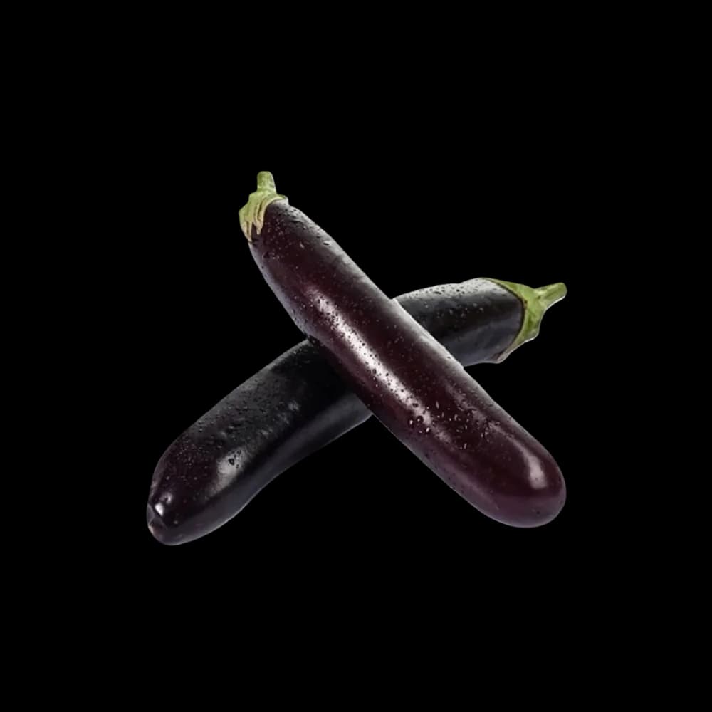 Kuwaiti Eggplant Long Purple, 500g