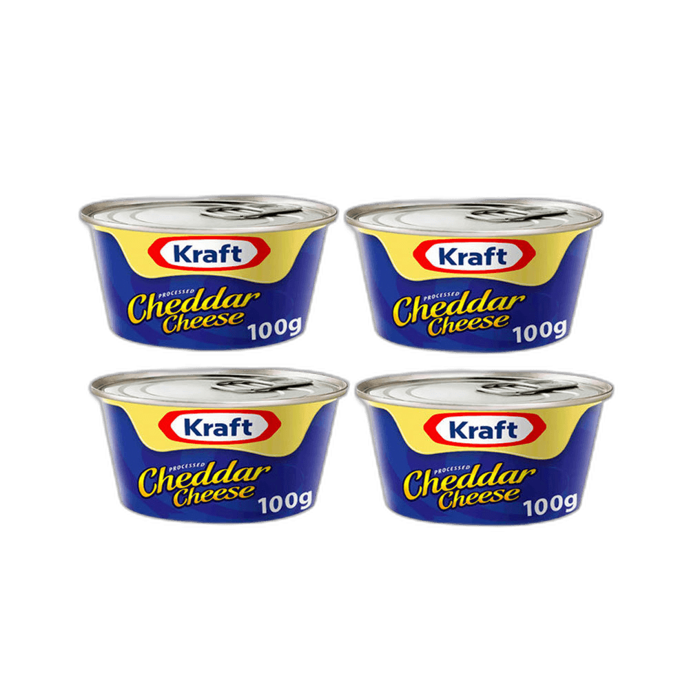 Kraft Cheese Can Low Fat 4 x, 100g