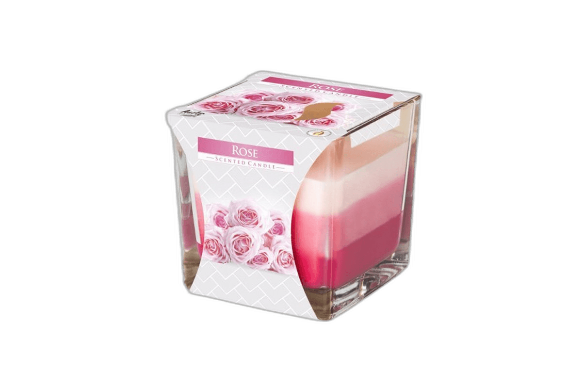Aura 3 Colored Rose Scented Candle 170 g