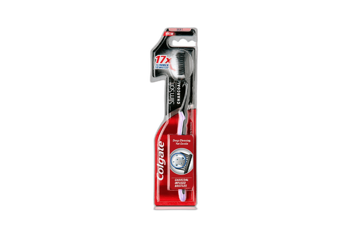 Colgate Slim Soft Charcoal Tooth Brush