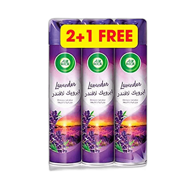 Airwick Aerosol Lavender Air Fresh 3 x 300 ml