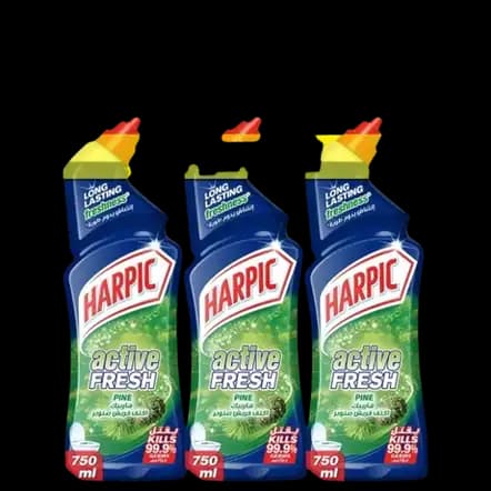 Harpic Liquid Mountain Pine 750 ml (2+1 Free)