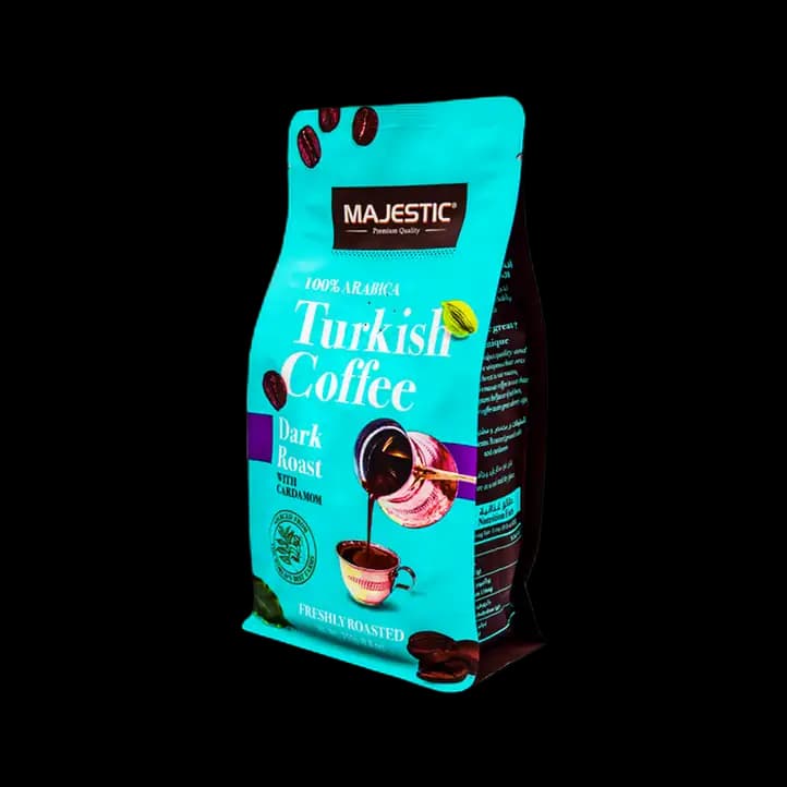 Majestic Turkish Coffee Drk Roast w Cardamom 250g