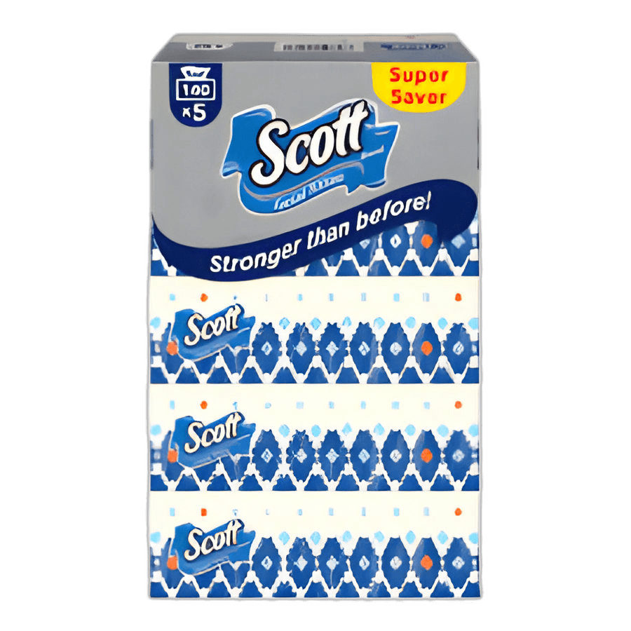 Scott Facial Tissue 2ply 5 x 140s