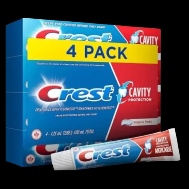 Crest Cavity Protection Toothpaste 3+1 Pack 125ml