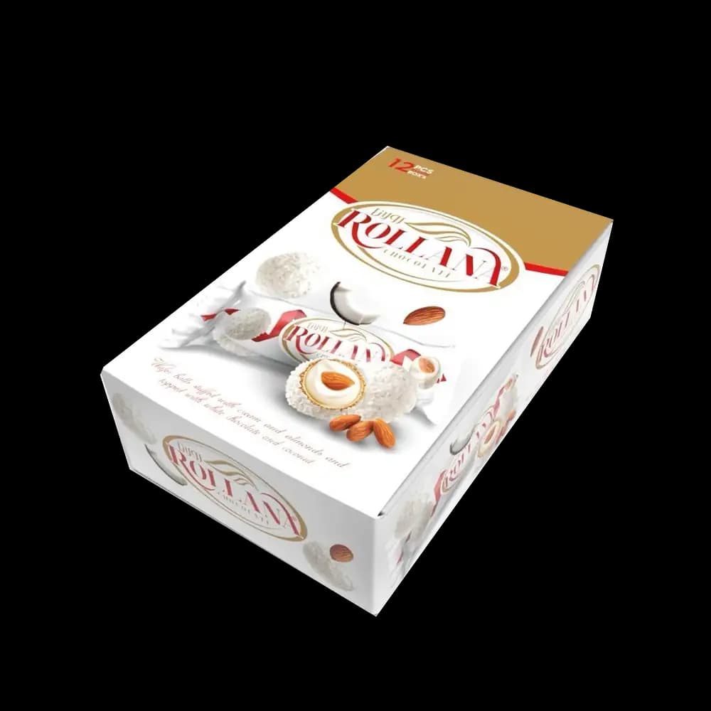 Rollana Chocolate Coated Wafer, 30g x 12