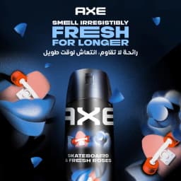 Axe Deodorant Aero Skateboard & Fresh Roses, 150ml - image 2