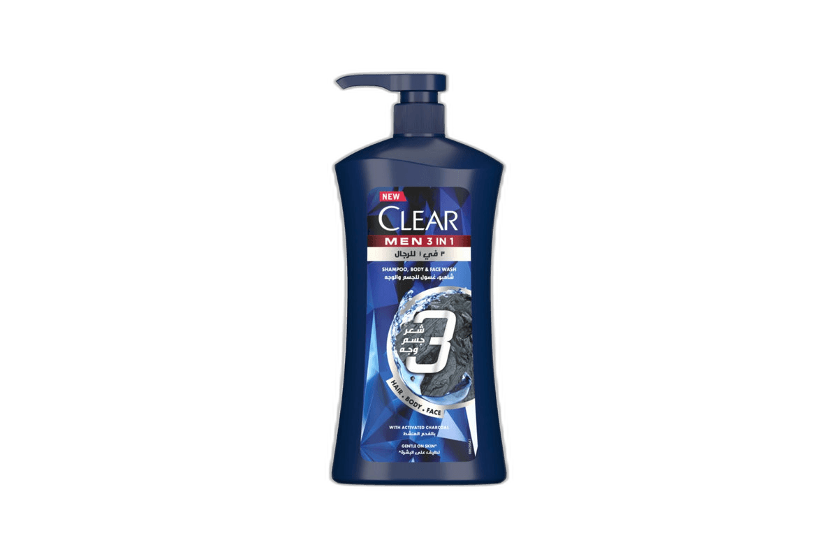 Clear Male Shampoo 3 in 1 900 ml