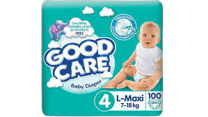 Goodcare Baby Diaper Large 7-18 kg 100s