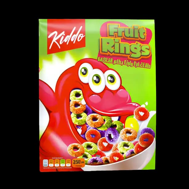 Kiddo Fruit Rings, 250g