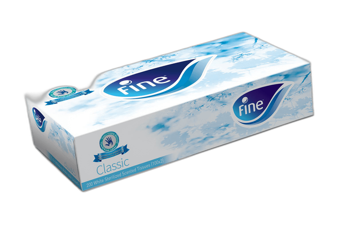Fine Classic Facial Tissue 100s 2ply