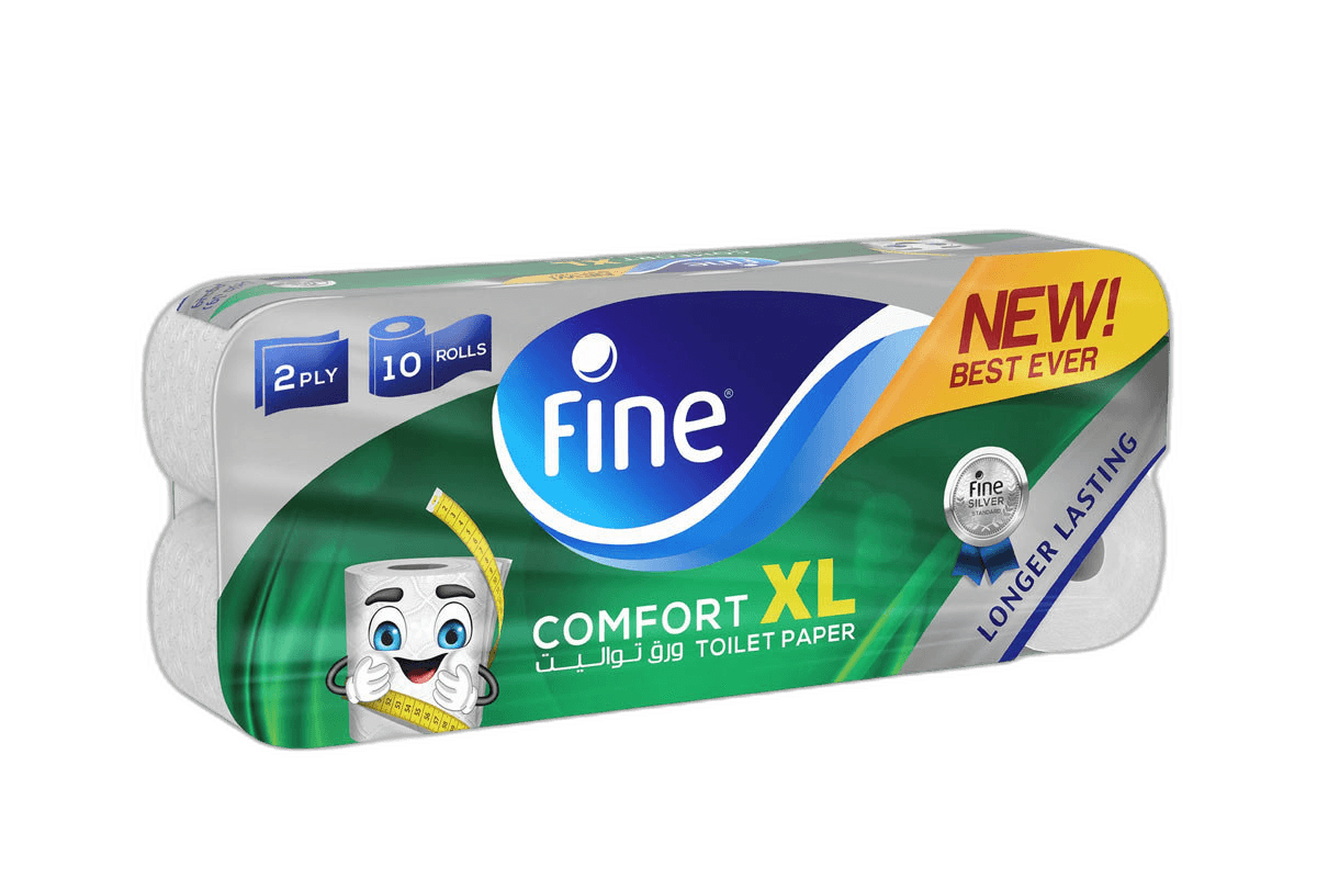 Fine Toilet Ppr Cmt XL 250sheets 2ply 10rl