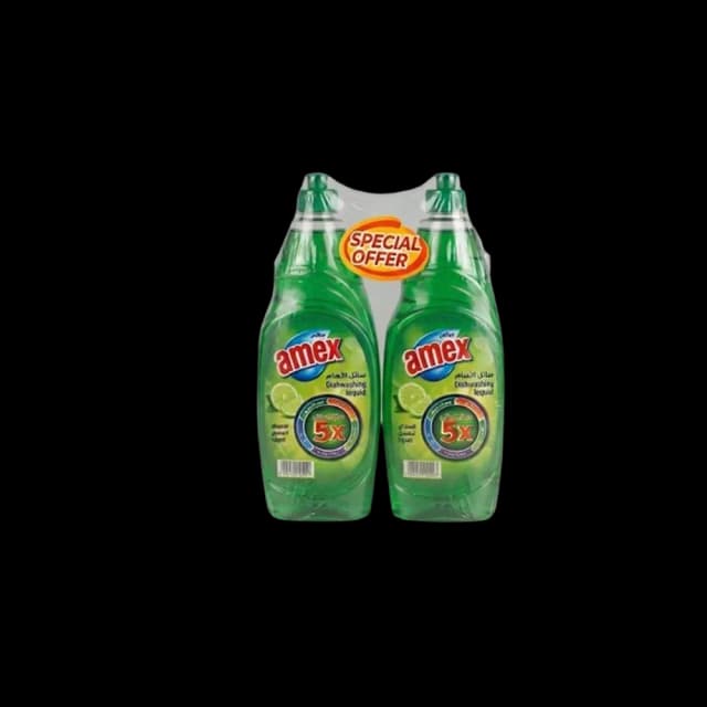 Amex Dishwashing Liquid Lime 900 ml x 2