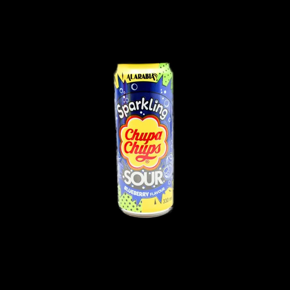 Chupa Chups Sparkling Drink Sour Blueberry Cola 330ml