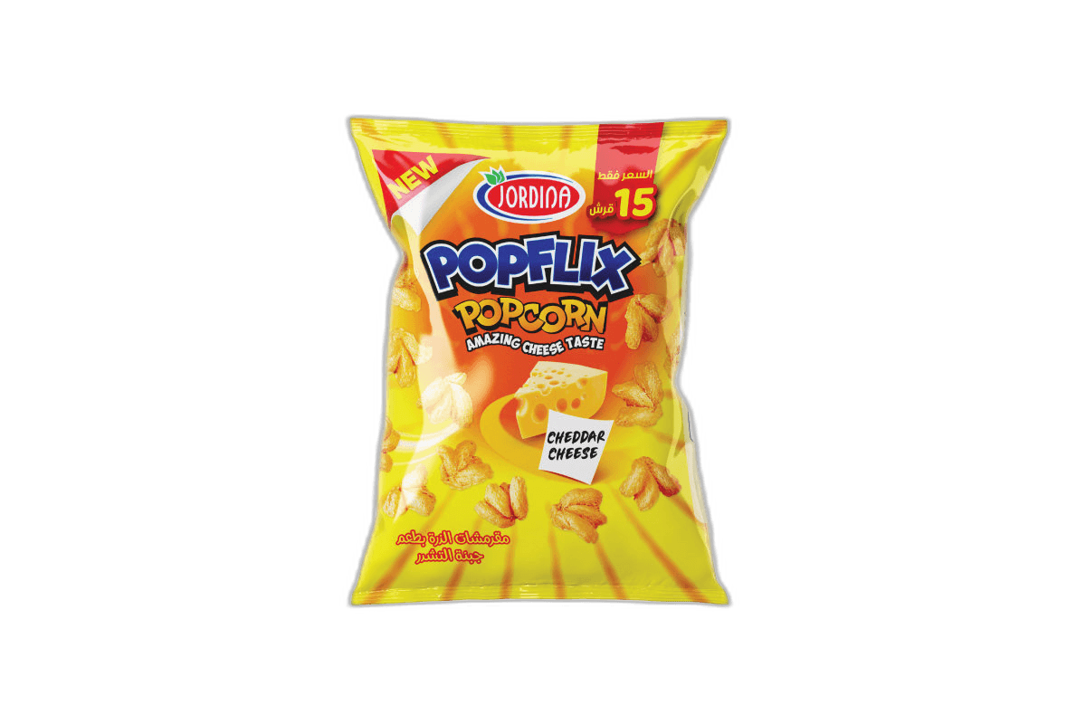 Jordina Popflix Cheddar Cheese Popcorn 45 g