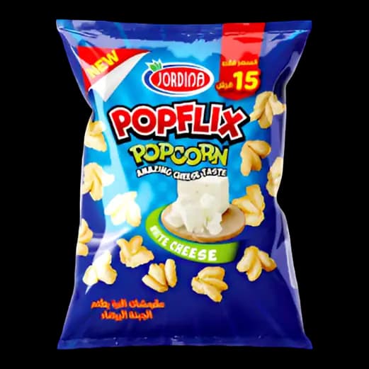 Jordina Popflix White Cheese Popcorn, 45g