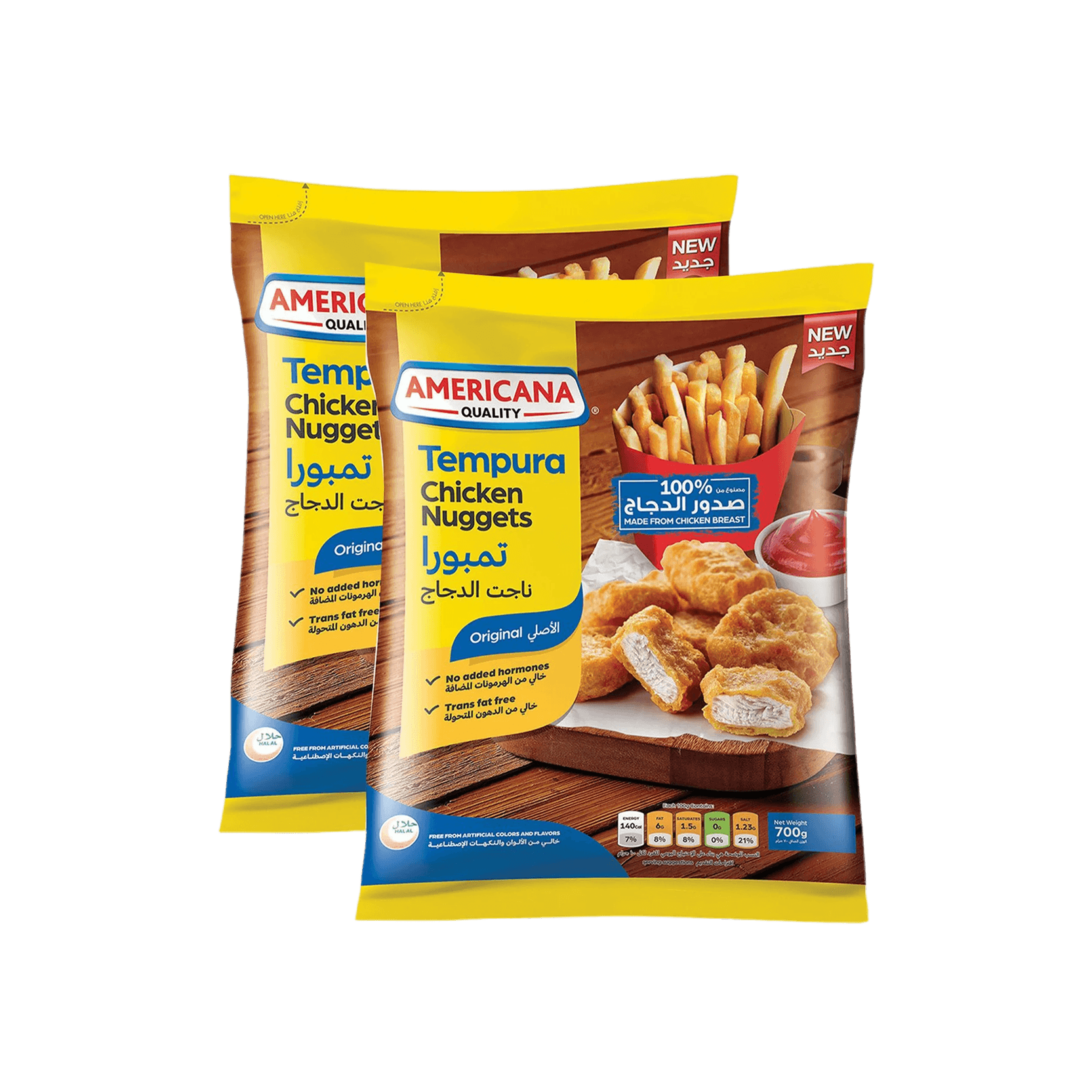 Americana Chicken Nuggets Tempura 2 x 700 g