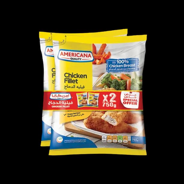 Americana Chicken Fillet 750grx2 Pack