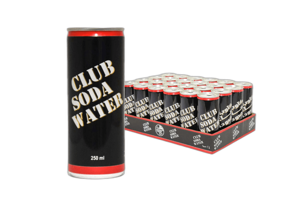 Club Soda Water Can 24 x 250 ml